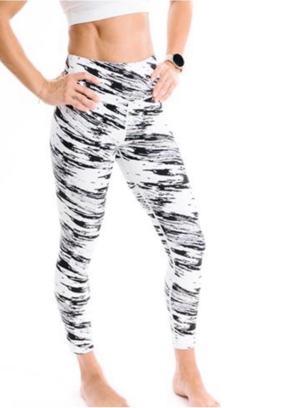 ZYIA Active white Radical Light n Tight Hi-Rise legging 7/8 Size 4 NEW With Tags